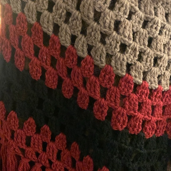 Civil War Victorian Perline Shawl 100% Wool From Godey’s 1863 - Picture 2 of 4